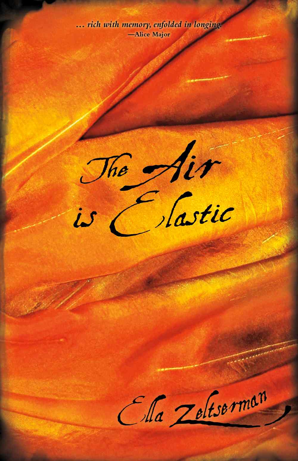 Cover of The Air is Elastic, poetry collection by Ella Zeltserman